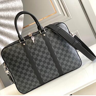 【ルイヴィトン LOUIS VUITTON】N41478 PORTE-DOCUMENTS VOYAGE ショルダー バック